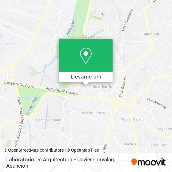 Mapa de Laboratorio De Arquitectura + Javier Corvalan