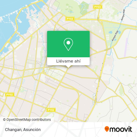 Mapa de Changan