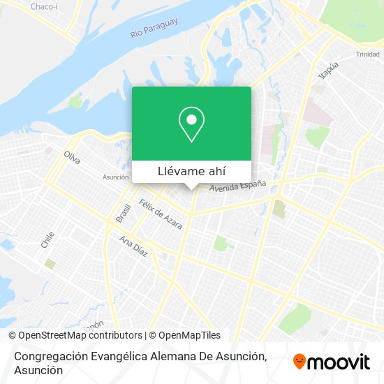 Mapa de Congregación Evangélica Alemana De Asunción