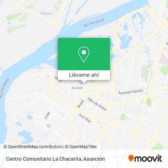 Mapa de Centro Comunitario La Chacarita