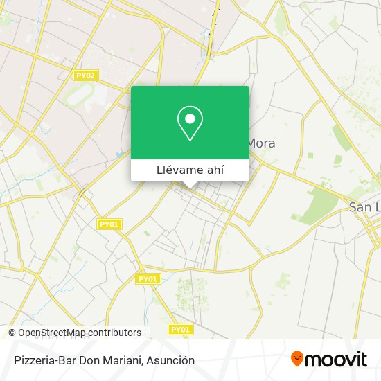 Mapa de Pizzeria-Bar Don Mariani