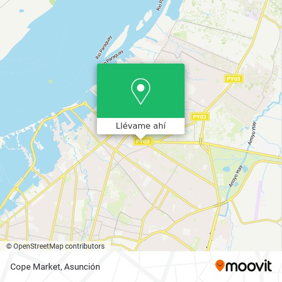 Mapa de Cope Market
