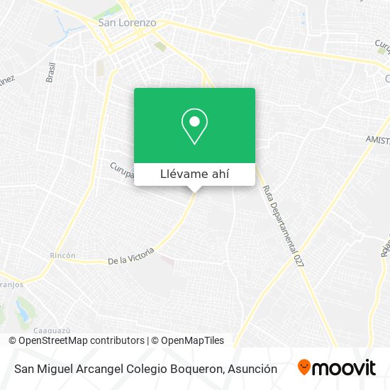 Mapa de San Miguel Arcangel Colegio Boqueron