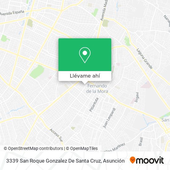 Mapa de 3339 San Roque Gonzalez De Santa Cruz