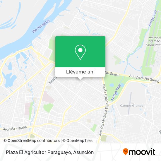 Mapa de Plaza El Agricultor Paraguayo