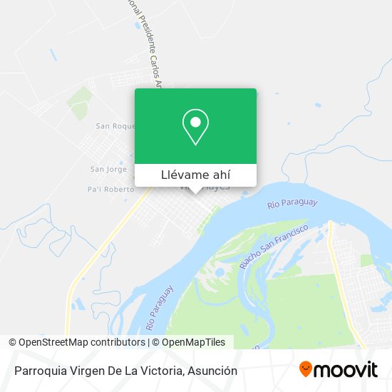 Mapa de Parroquia Virgen De La Victoria