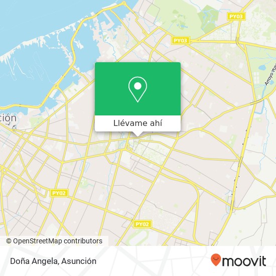 Mapa de Doña Angela