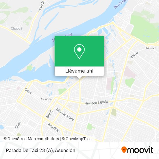 Mapa de Parada De Taxi 23 (A)