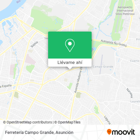 Mapa de Ferretería Campo Grande