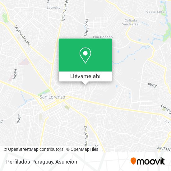 Mapa de Perfilados Paraguay