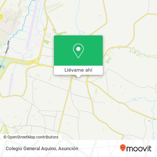 Mapa de Colegio General Aquino