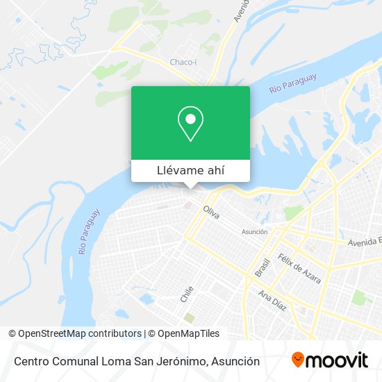 Mapa de Centro Comunal Loma San Jerónimo
