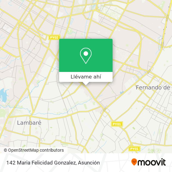 Mapa de 142 Maria Felicidad Gonzalez