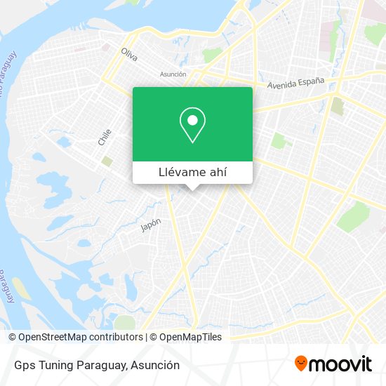 Mapa de Gps Tuning Paraguay