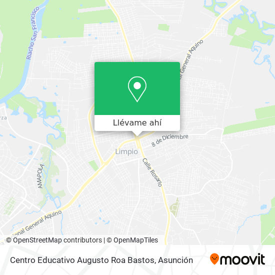Mapa de Centro Educativo Augusto Roa Bastos