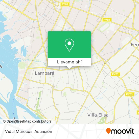 Mapa de Vidal Marecos