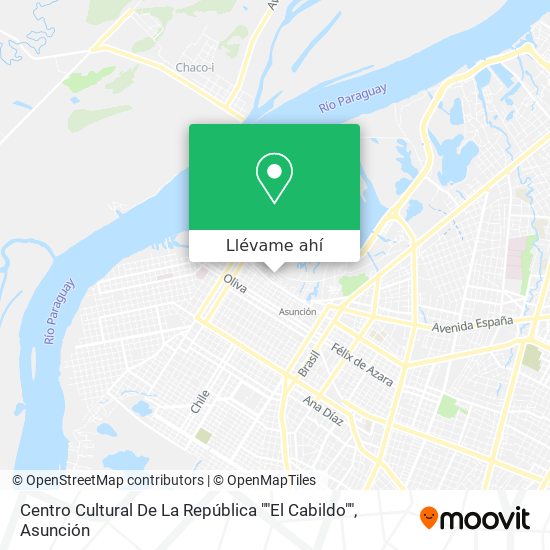 Mapa de Centro Cultural De La República ""El Cabildo""