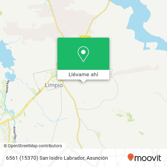 Mapa de 6561 (15370) San Isidro Labrador