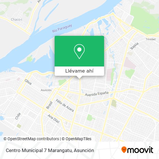 Mapa de Centro Municipal 7 Marangatu