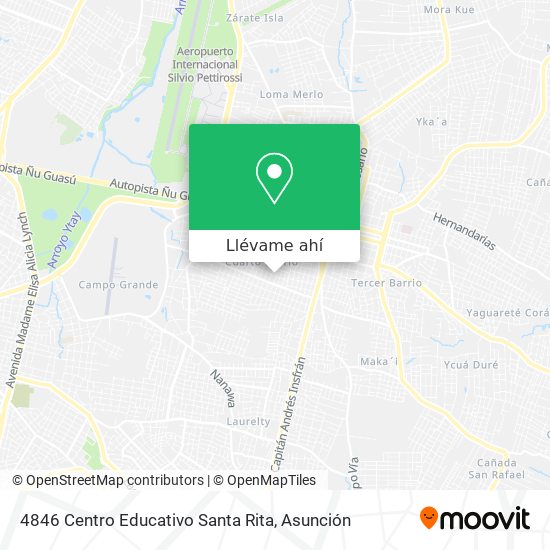 Mapa de 4846 Centro Educativo Santa Rita
