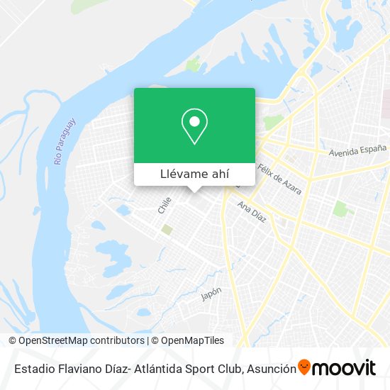 Cómo llegar a Estadio Flaviano Díaz- Atlántida Sport Club en Asunción en  Autobús?