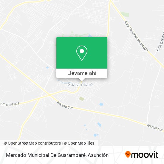 Mapa de Mercado Municipal De Guarambaré