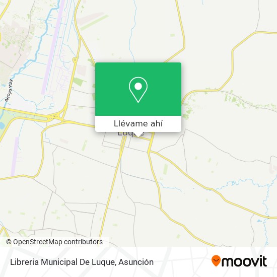 Mapa de Libreria Municipal De Luque