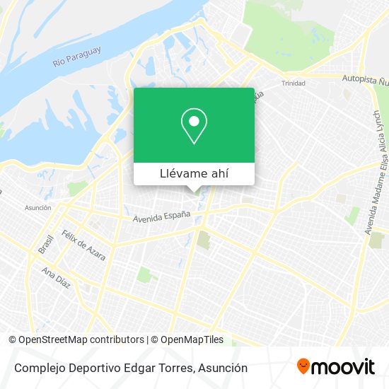 Mapa de Complejo Deportivo Edgar Torres