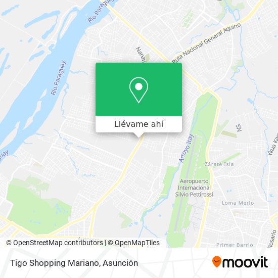 Mapa de Tigo Shopping Mariano