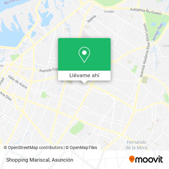 Mapa de Shopping Mariscal