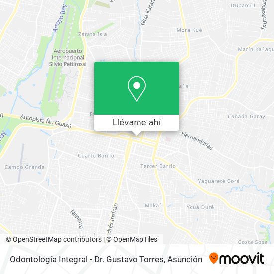 Mapa de Odontología Integral - Dr. Gustavo Torres