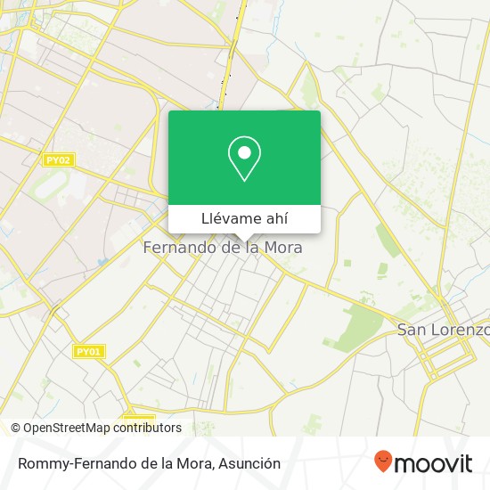 Mapa de Rommy-Fernando de la Mora