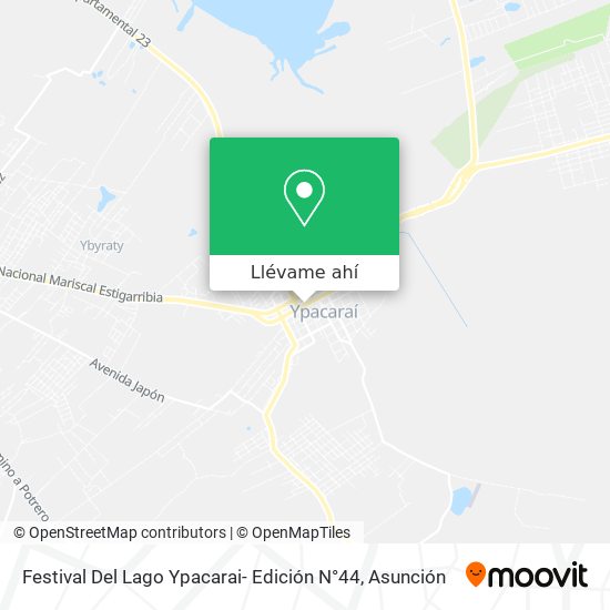 Mapa de Festival Del Lago Ypacarai- Edición N°44