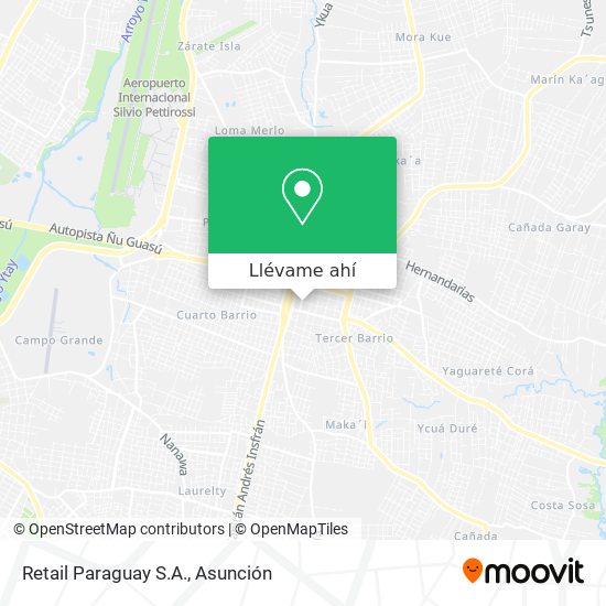 Mapa de Retail Paraguay S.A.