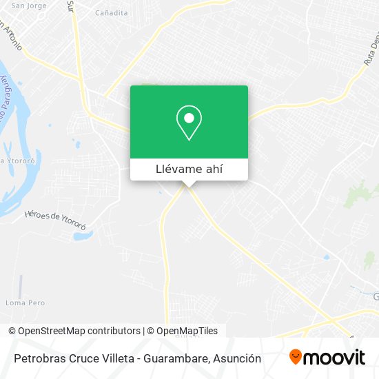 Mapa de Petrobras Cruce Villeta - Guarambare