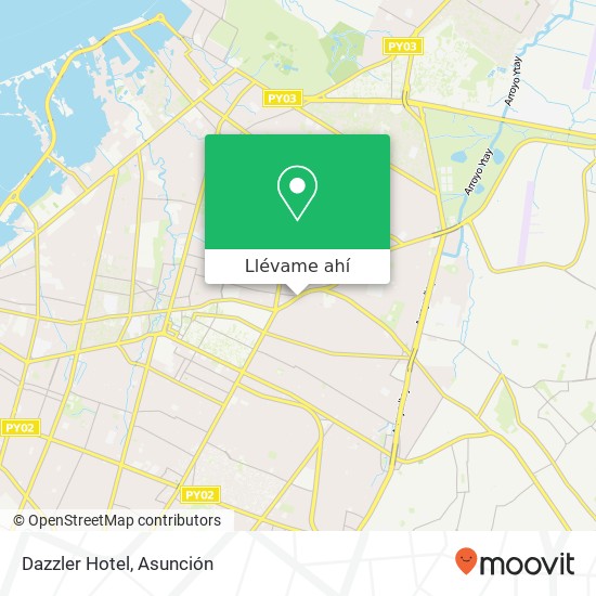 Mapa de Dazzler Hotel