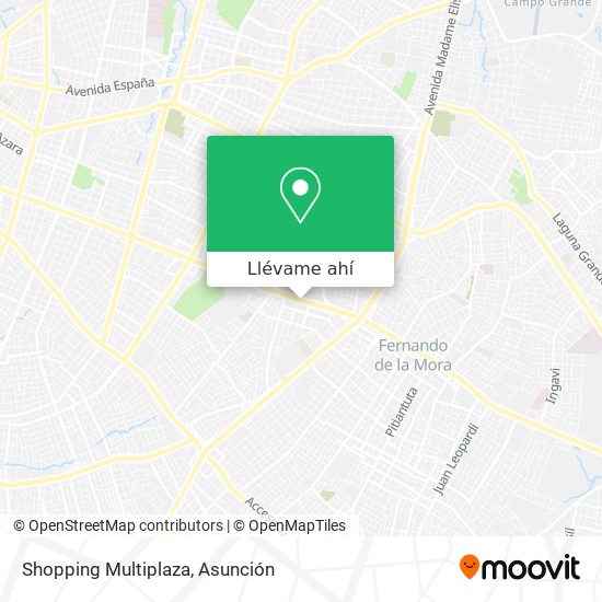 Mapa de Shopping Multiplaza