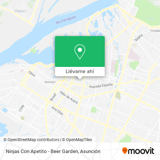 Mapa de Ninjas Con Apetito - Beer Garden