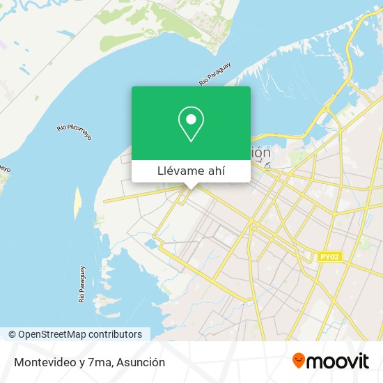 Mapa de Montevideo y 7ma