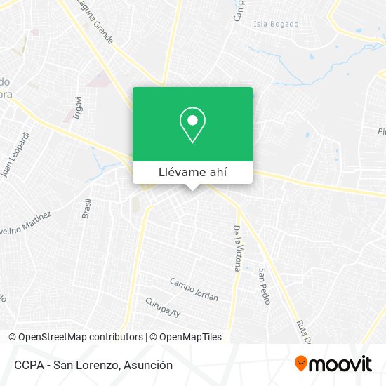 Mapa de CCPA - San Lorenzo
