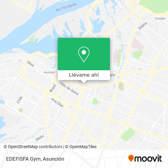 Mapa de EDEFISFA Gym