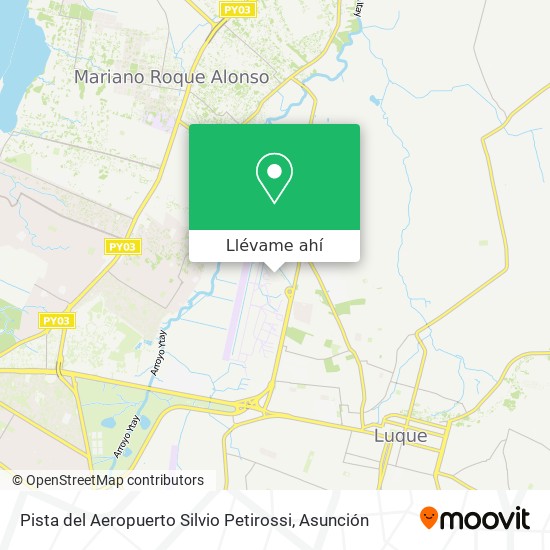 Mapa de Pista del Aeropuerto Silvio Petirossi