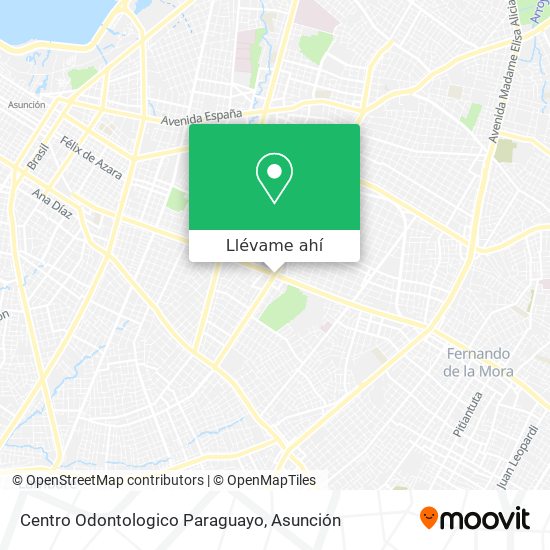 Mapa de Centro Odontologico Paraguayo