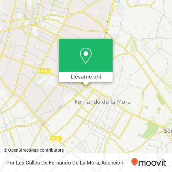 Mapa de Por Las Calles De Fernando De La Mora