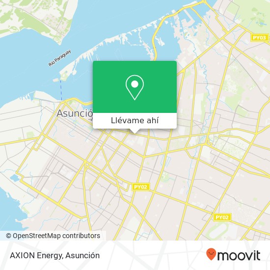 Mapa de AXION Energy