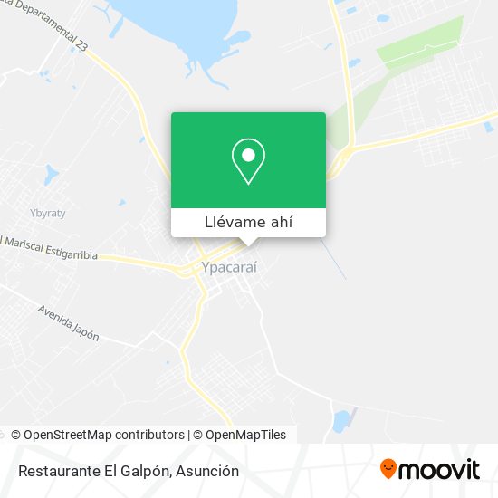 Mapa de Restaurante El Galpón