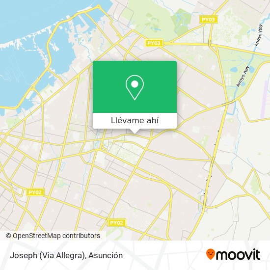 Mapa de Joseph (Via Allegra)