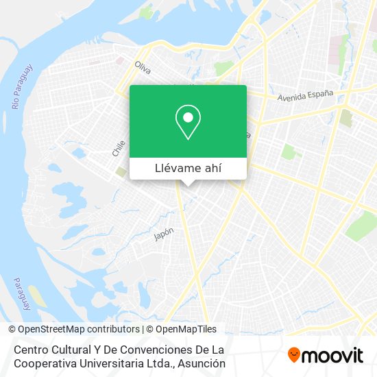 Mapa de Centro Cultural Y De Convenciones De La Cooperativa Universitaria Ltda.