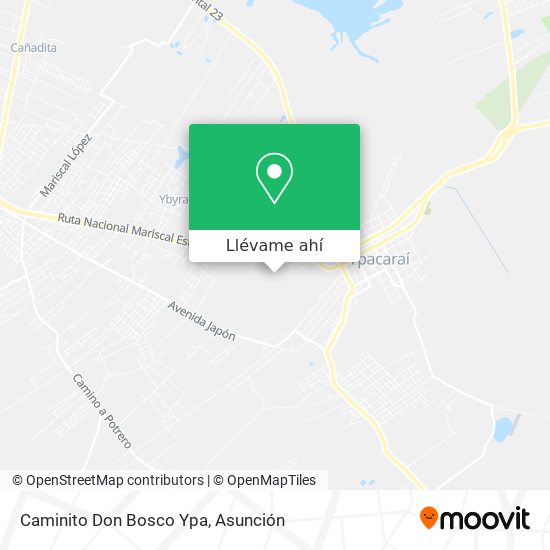 Mapa de Caminito Don Bosco Ypa