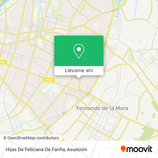 Mapa de Hijas De Feliciana De Fariña